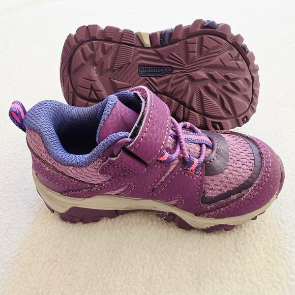 Merrell Trail Quest Jr Leather Hiking Unisex Sneaker Baby/Walker/Toddler Size 6M - Picture 10 of 11